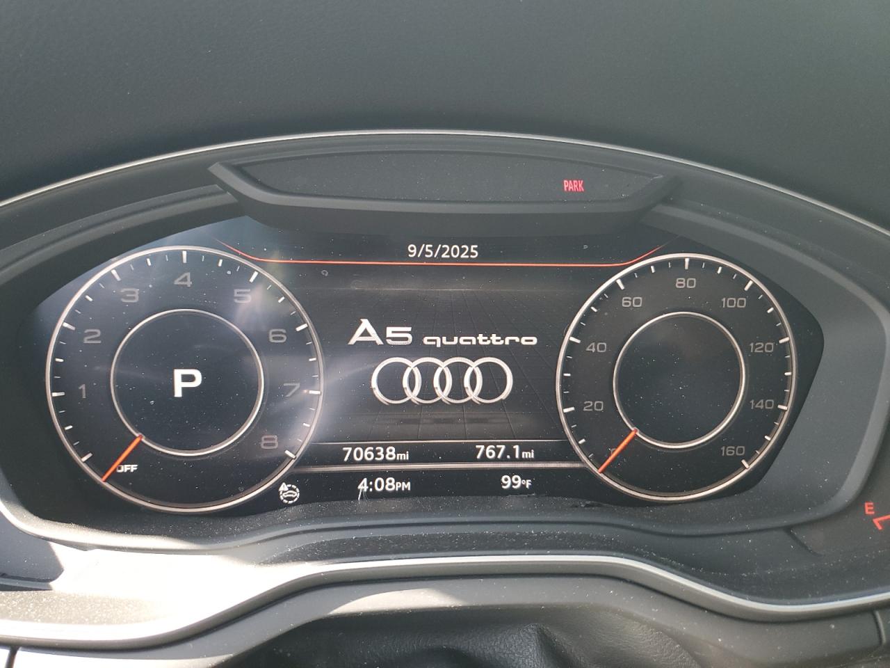 2018 Audi A5 Prestige VIN: WAURNAF52JA003752 Lot: 71895025