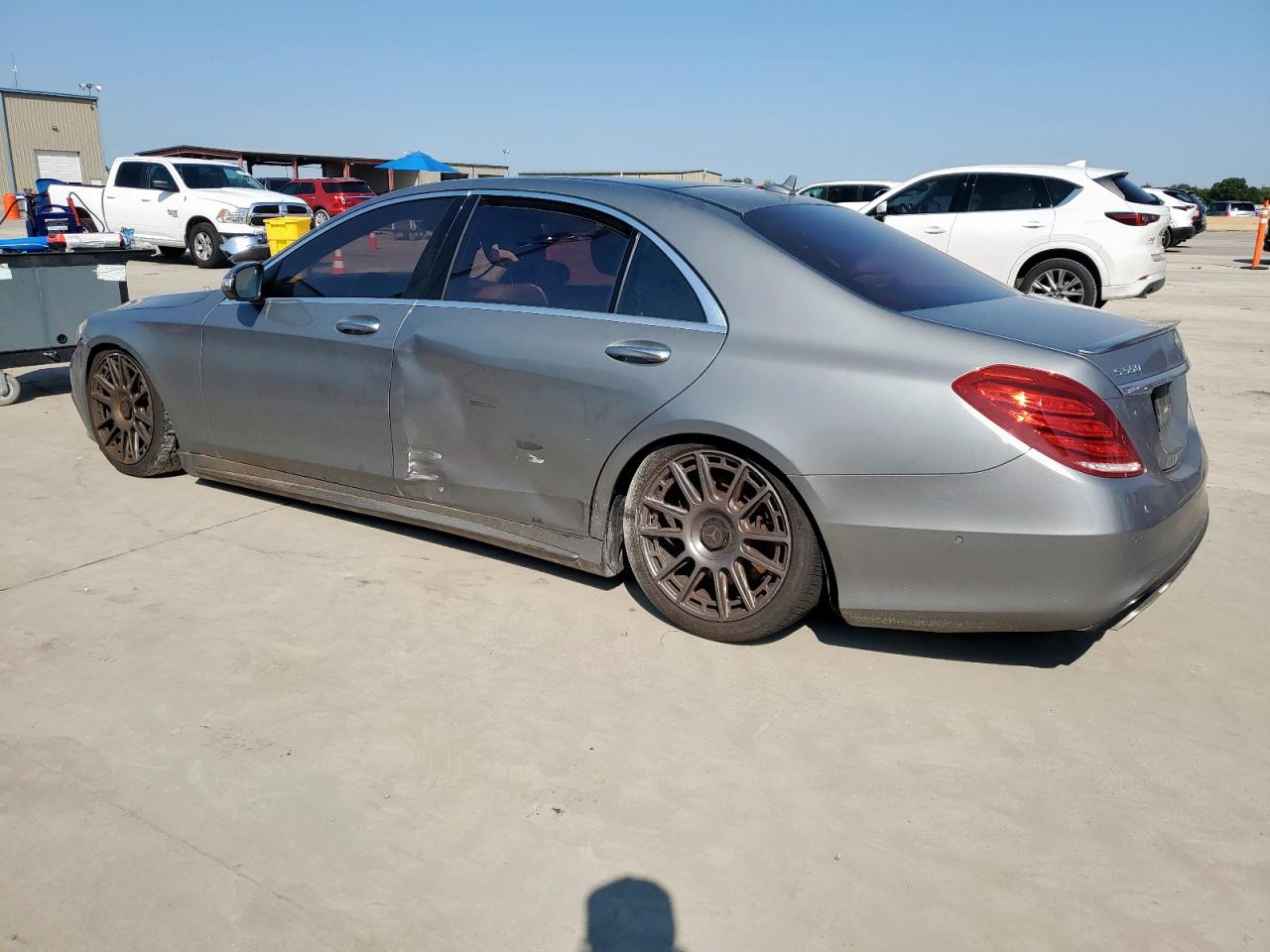 2015 Mercedes-Benz S 550 silver null gasoline WDDUG8CB6FA185253 photo #3