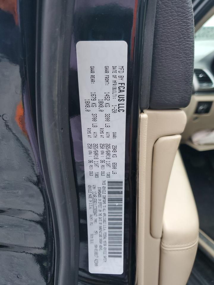 2020 Jeep Grand Cherokee Limited VIN: 1C4RJEBG1LC265847 Lot: 81836025