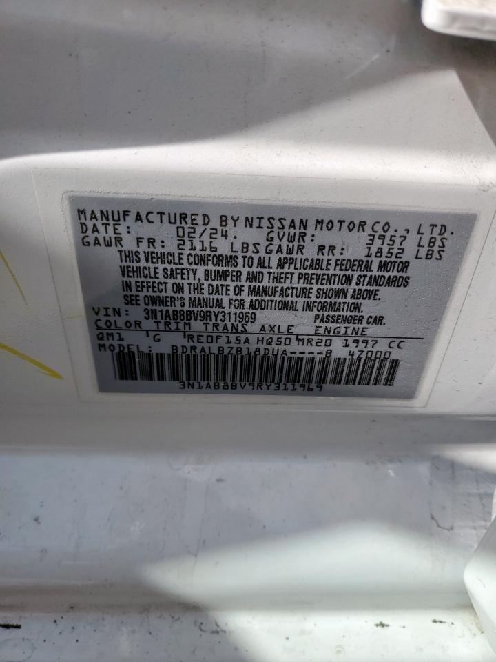 2024 Nissan Sentra S VIN: 3N1AB8BV9RY311969 Lot: 82109375