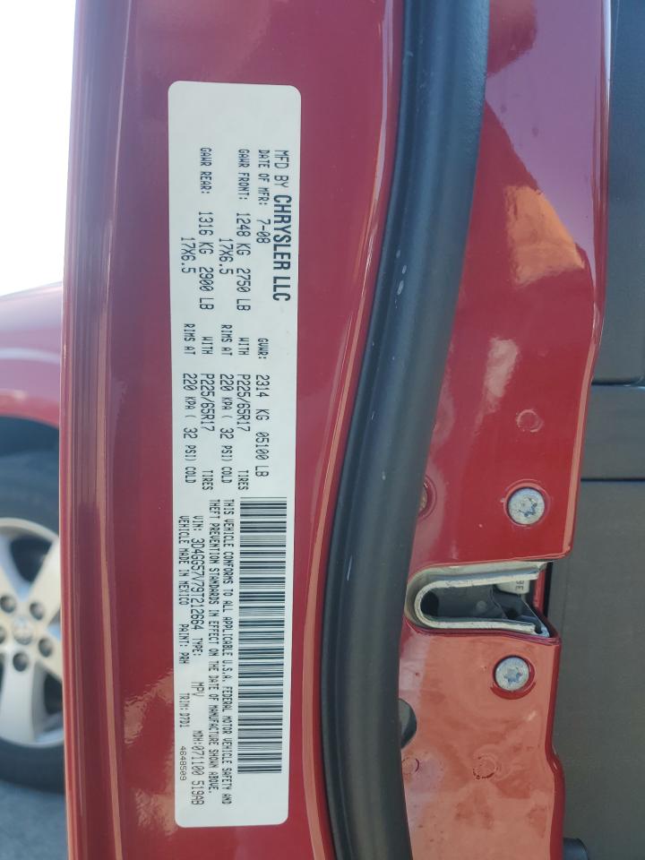 2009 Dodge Journey Sxt VIN: 3D4GG57V79T212664 Lot: 71888475