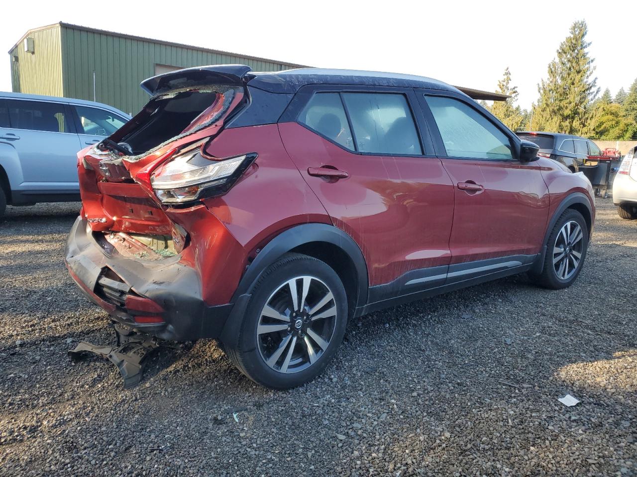 2019 Nissan Kicks S red null gas 3N1CP5CU8KL559700 photo #4