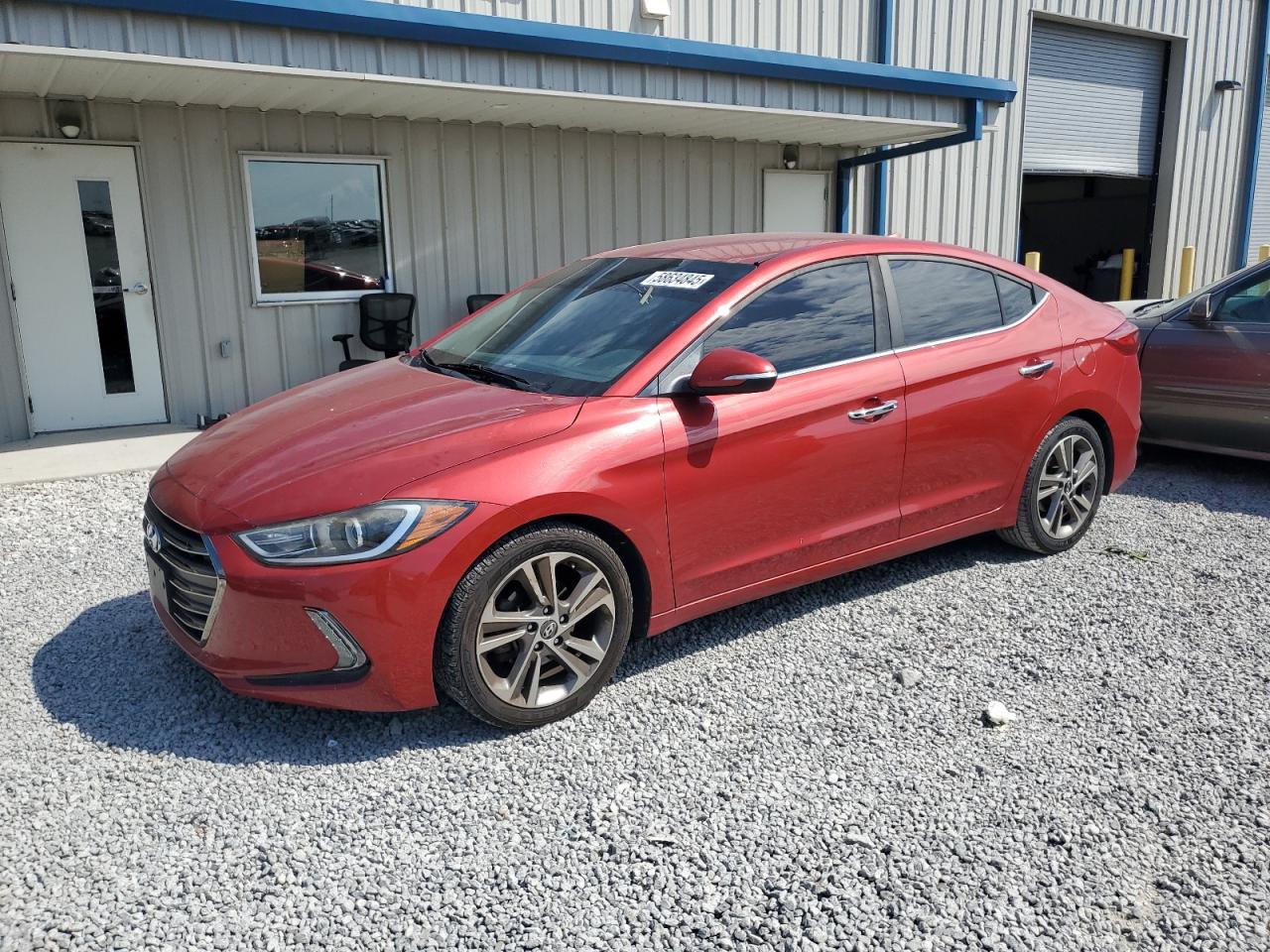 2017 Hyundai Elantra Se red sedan gas 5NPD84LF0HH004162 photo #1