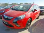 2012 VAUXHALL ZAFIRA EXCLUSIV for sale at Copart SANDY