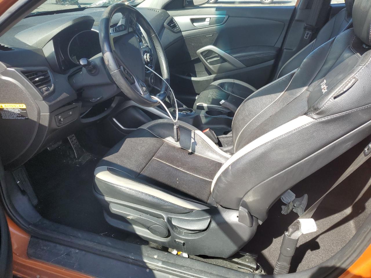 2014 Hyundai Veloster Turbo VIN: KMHTC6AE3EU192978 Lot: 81873275