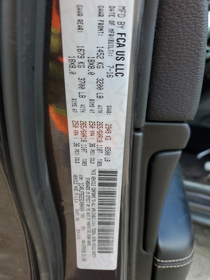 2016 Jeep Grand Cherokee Limited VIN: 1C4RJFBG2GC494064 Lot: 80603135