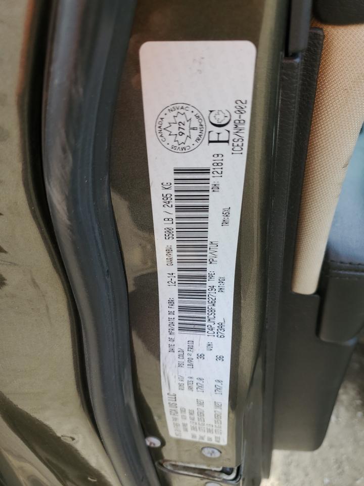 2015 Jeep Cherokee Latitude VIN: 1C4PJMCS8FW627194 Lot: 80606995