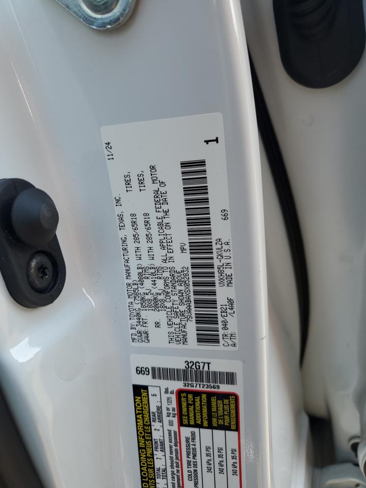 2025 Toyota Sequoia Sr5 VIN: 7SVAAABAXSX052832 Lot: 84647935