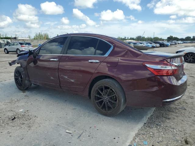  HONDA ACCORD 2017 Бордовый