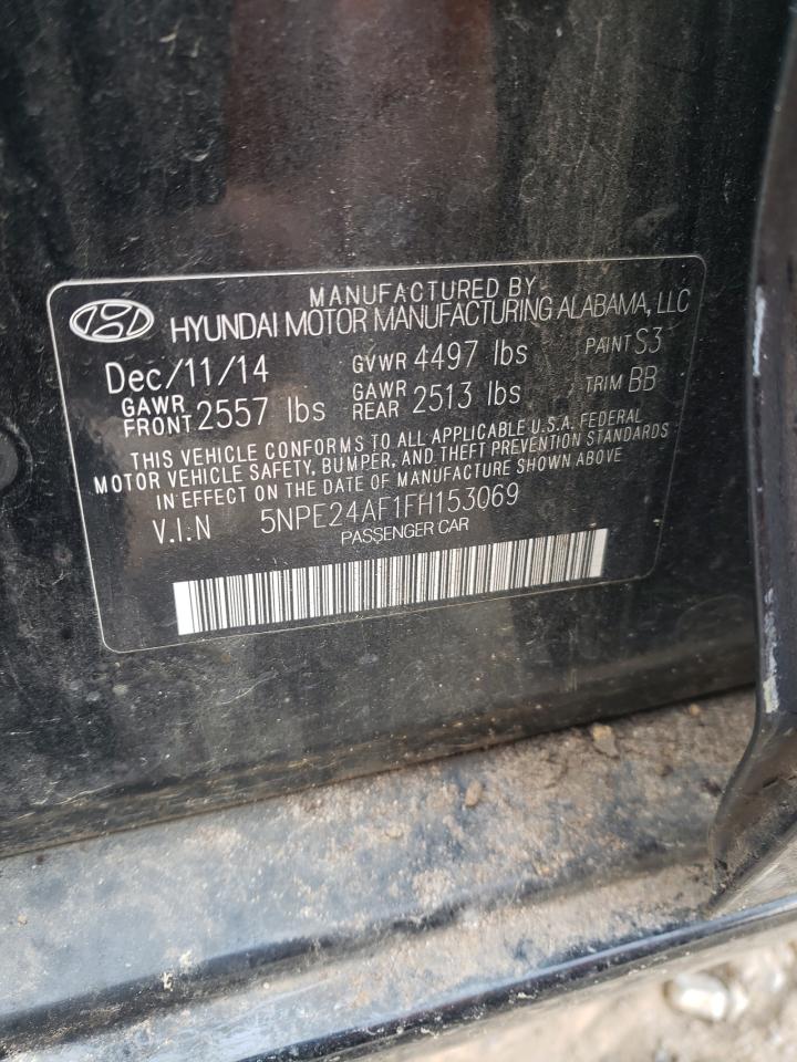 2015 Hyundai Sonata Se VIN: 5NPE24AF1FH153069 Lot: 71898015