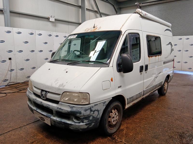 2002 PEUGEOT BOXER 330 LX MWB HDI  for sale at Copart NEWBURY