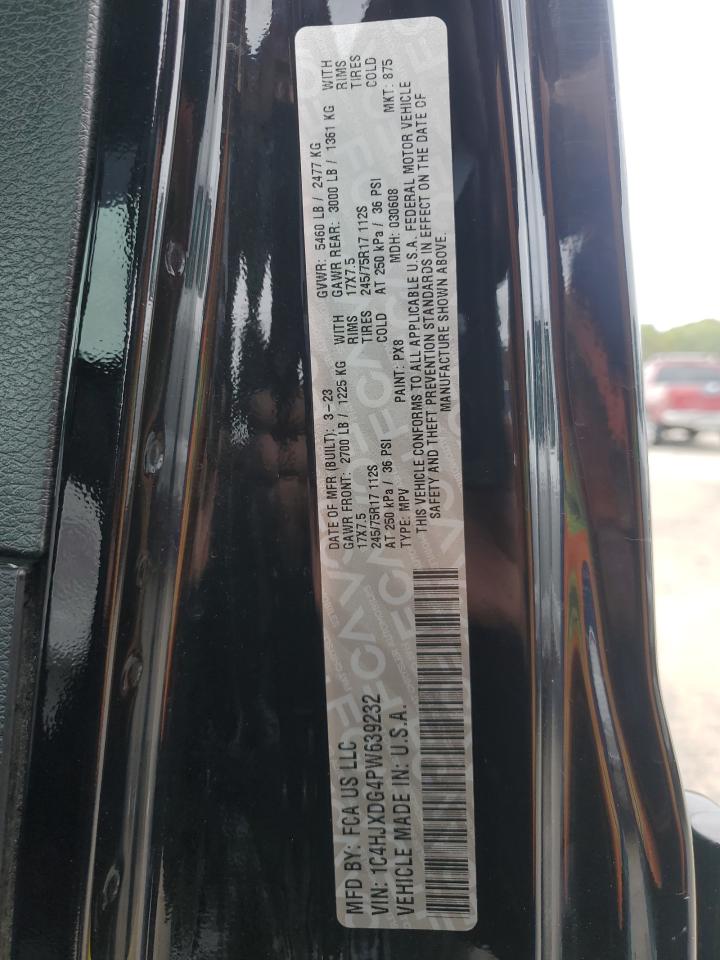 2023 Jeep Wrangler Sport VIN: 1C4HJXDG4PW639232 Lot: 71129035