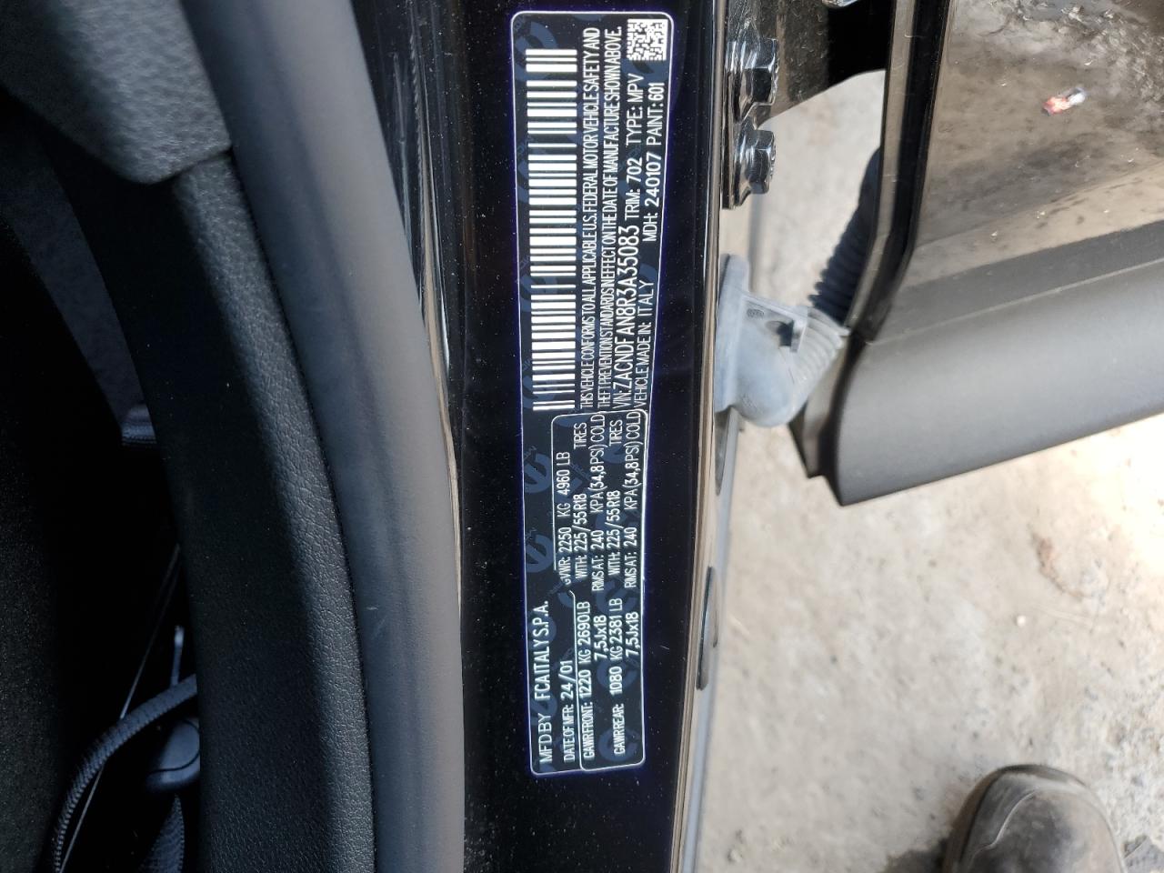 2024 Dodge Hornet Gt VIN: ZACNDFAN8R3A35083 Lot: 80086445