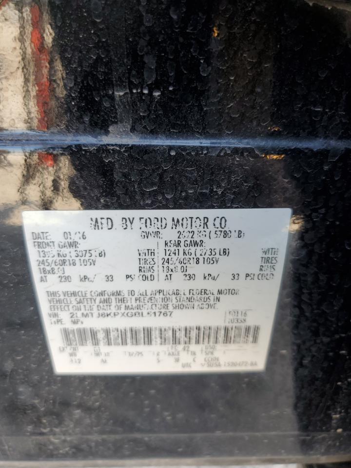 2016 Lincoln Mkx Select VIN: 2LMTJ8KPXGBL51767 Lot: 80392335