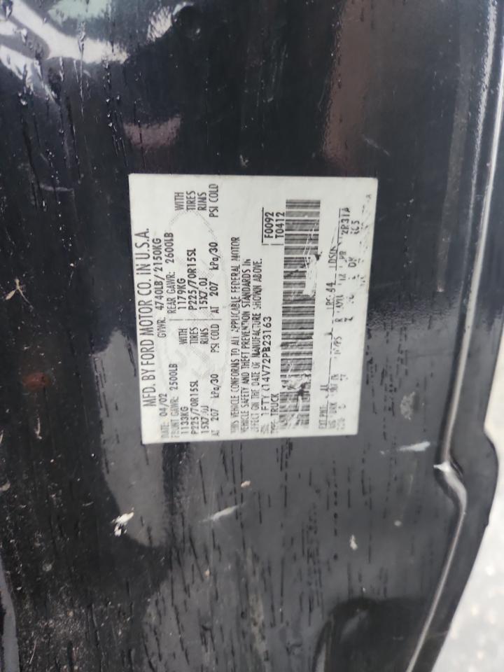 2002 Ford Ranger Super Cab VIN: 1FTYR14V72PB23163 Lot: 81896055