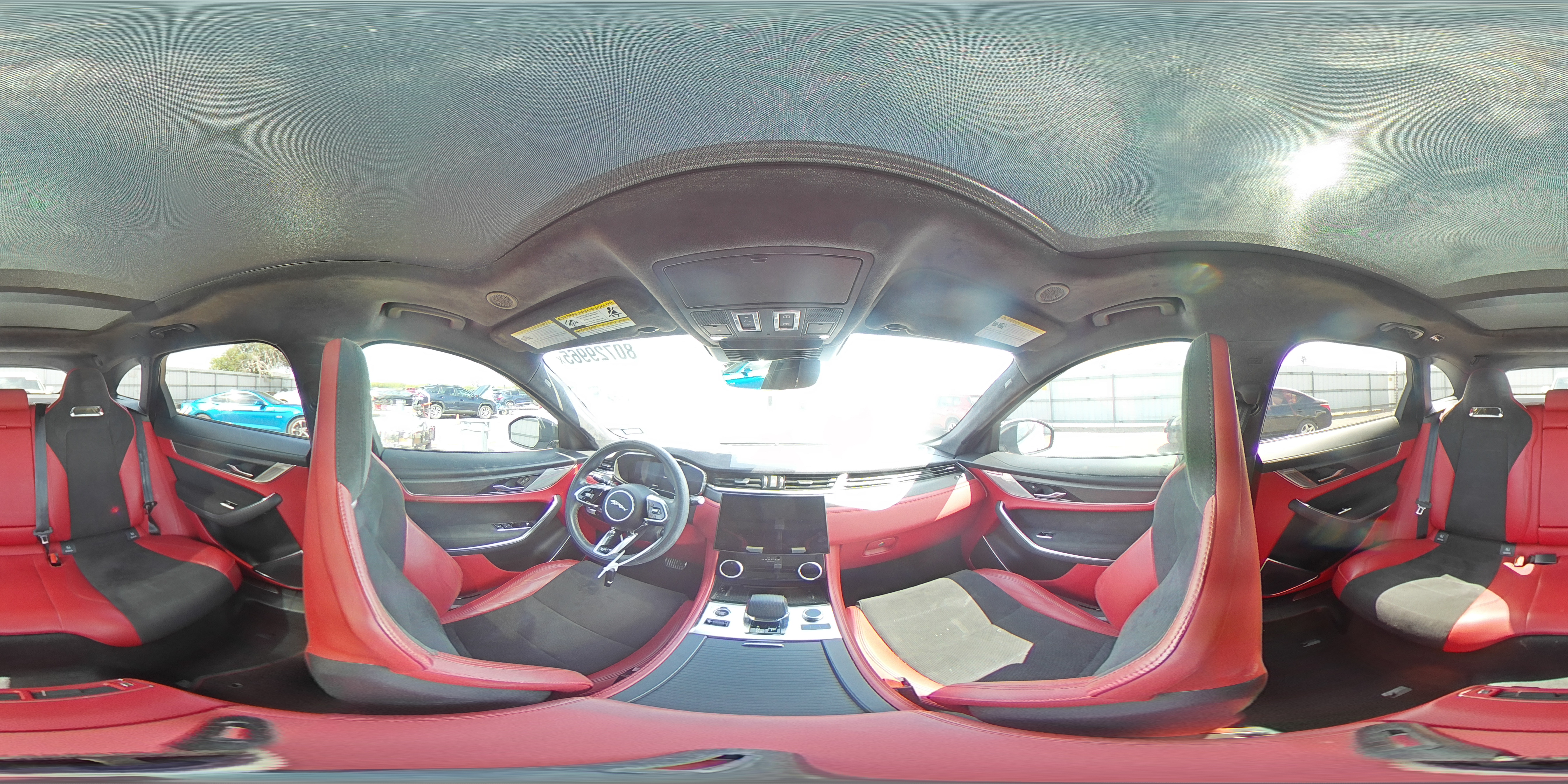 2021 Jaguar F-Pace Svr VIN: SADCZ2EEXMA668721 Lot: 80729965