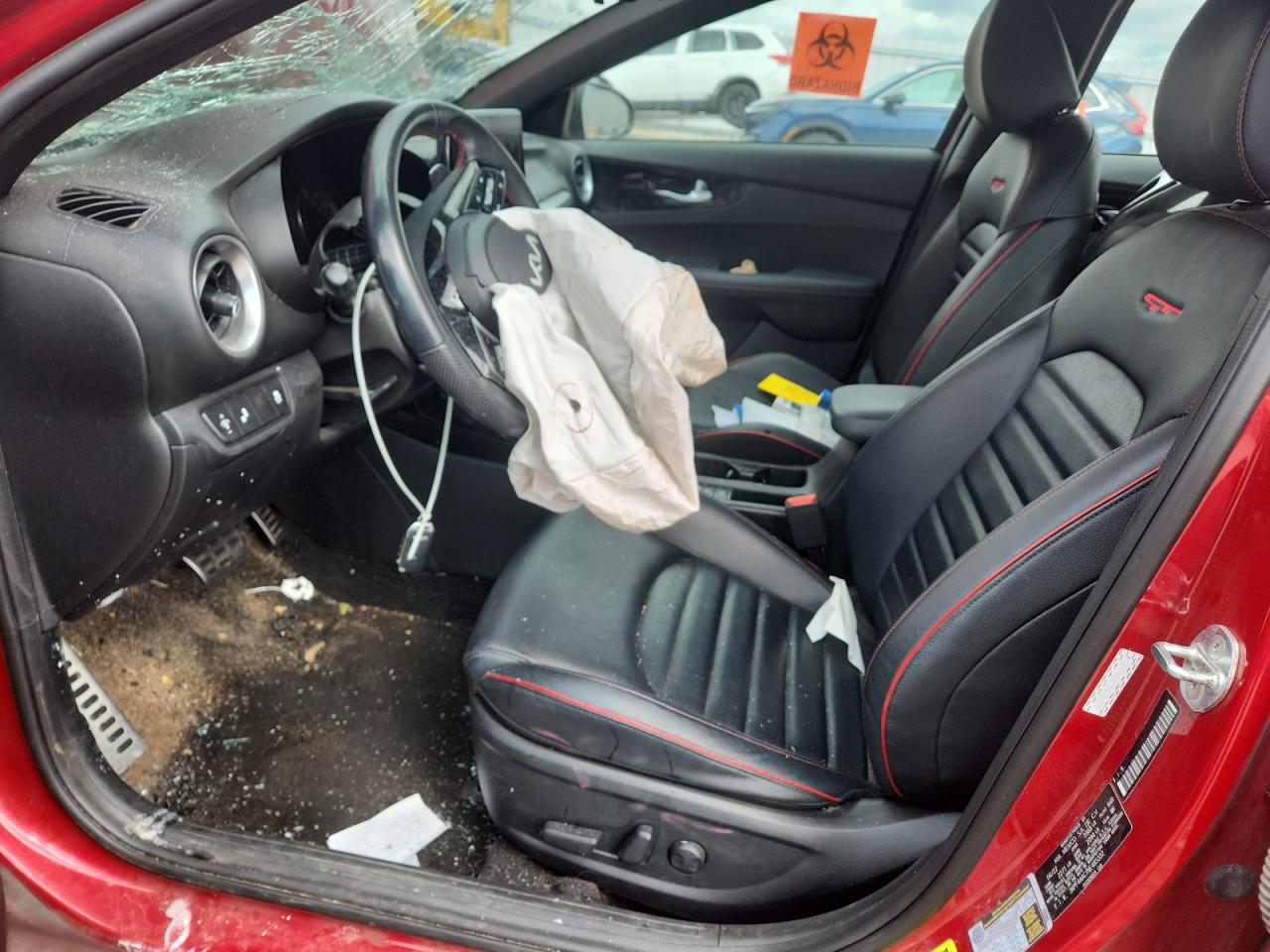 2022 Kia Forte Gt VIN: 3KPF44AC7NE485332 Lot: 71419435