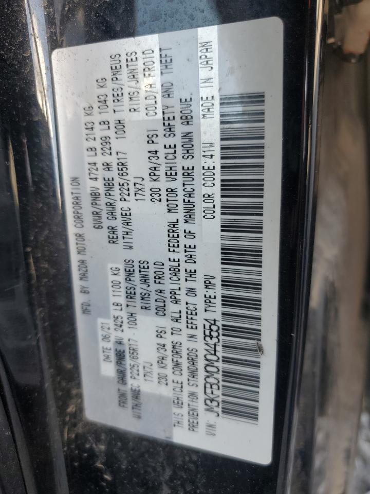 2021 Mazda Cx-5 Touring VIN: JM3KFBCM0M0443554 Lot: 81379025