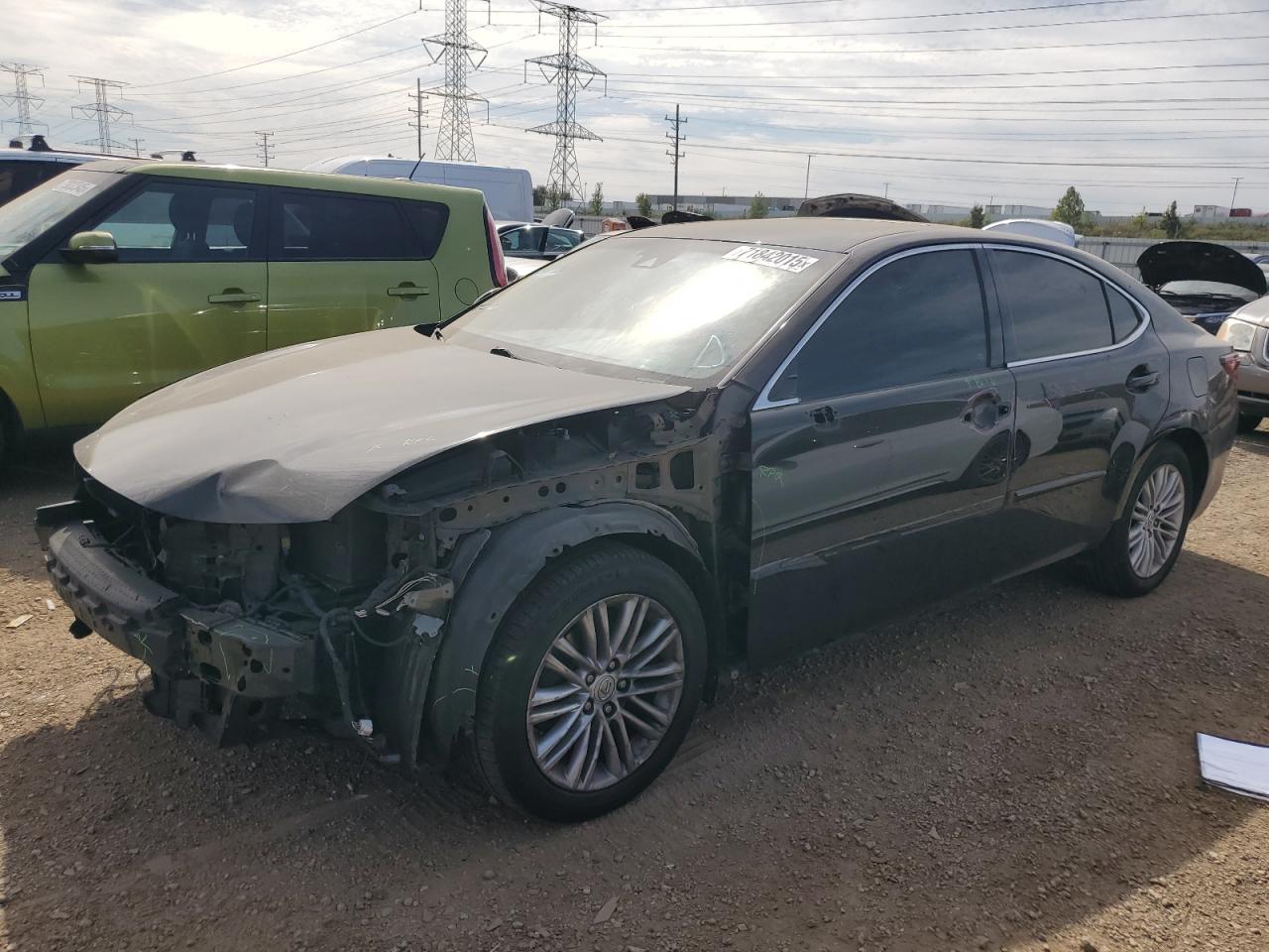 2016 Lexus Es 350 black sedan gasoline 58ABK1GG7GU016392 photo #1