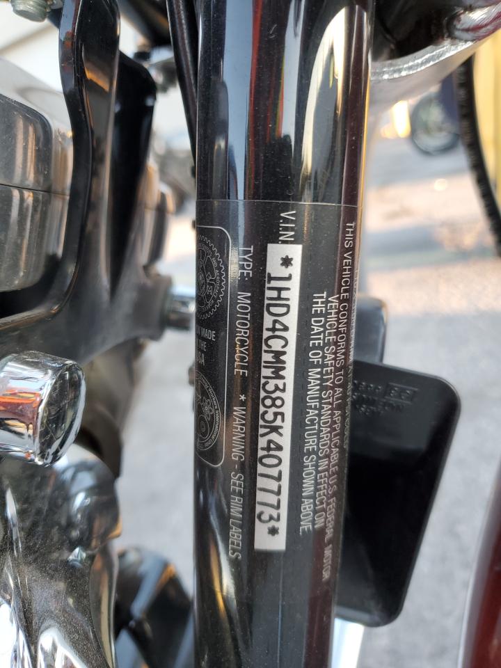 2005 Harley-Davidson Xl883 L VIN: 1HD4CMM385K407773 Lot: 80644505