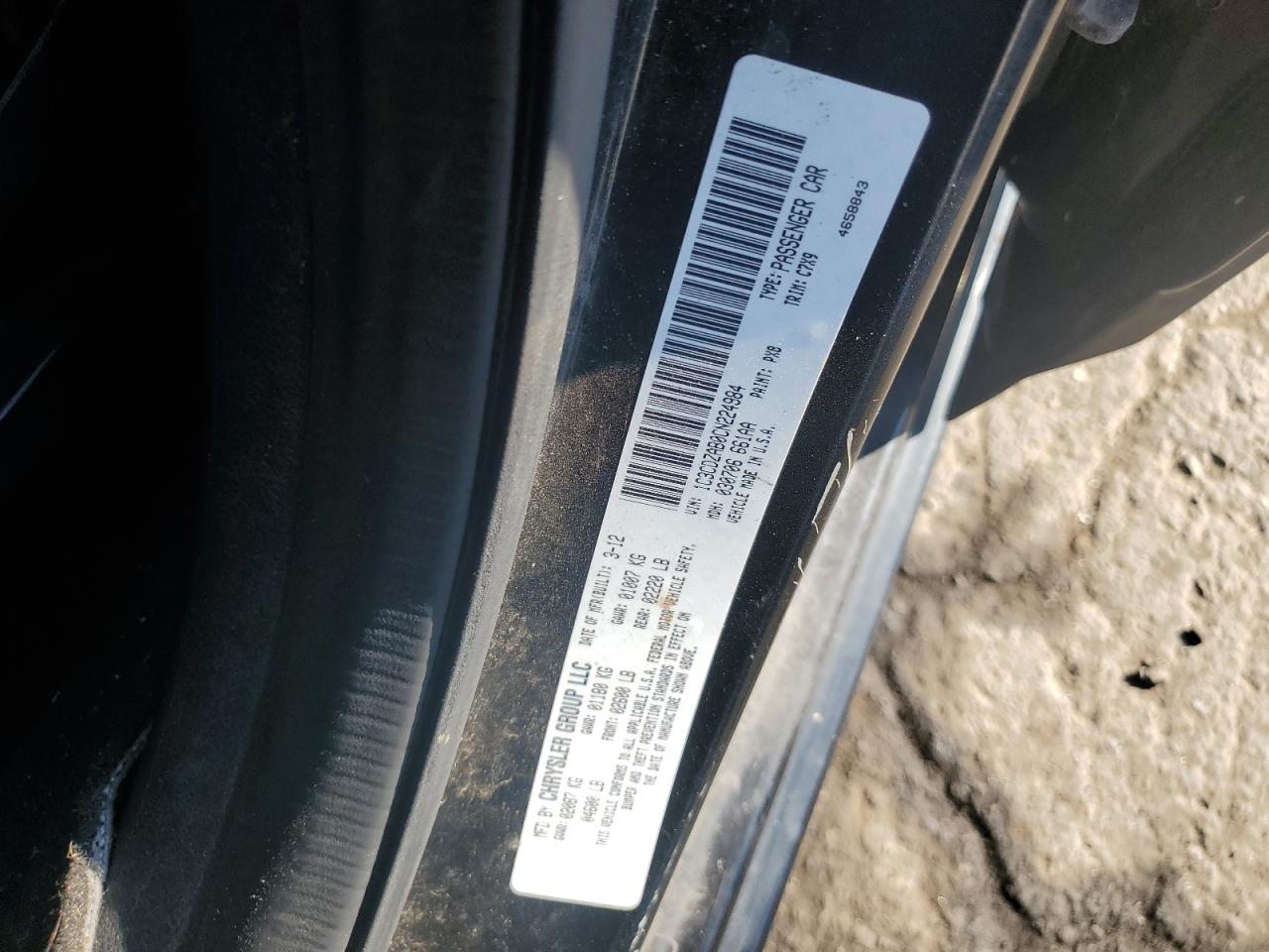 2012 Dodge Avenger Se VIN: 1C3CDZAB0CN224984 Lot: 71176715