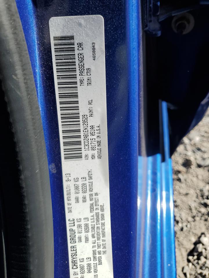 2014 Dodge Avenger Se VIN: 1C3CDZAB1EN129529 Lot: 82127255