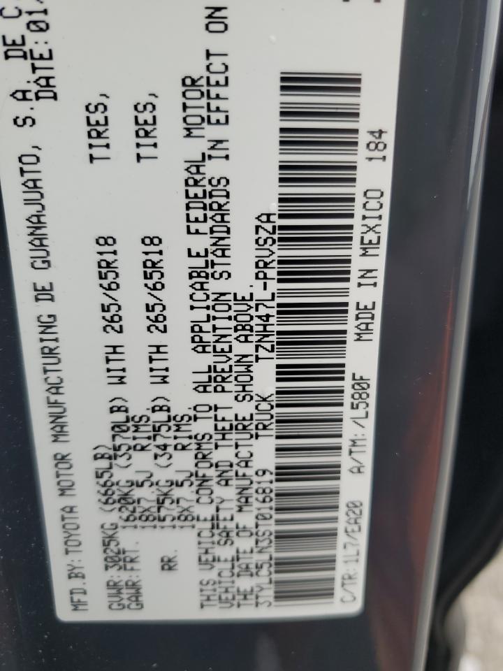 2025 Toyota Tacoma Double Cab VIN: 3TYLC5LN3ST016819 Lot: 80701205