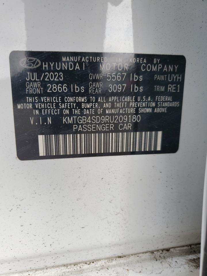 2024 Genesis G80 Sport VIN: KMTGB4SD9RU209180 Lot: 81749635