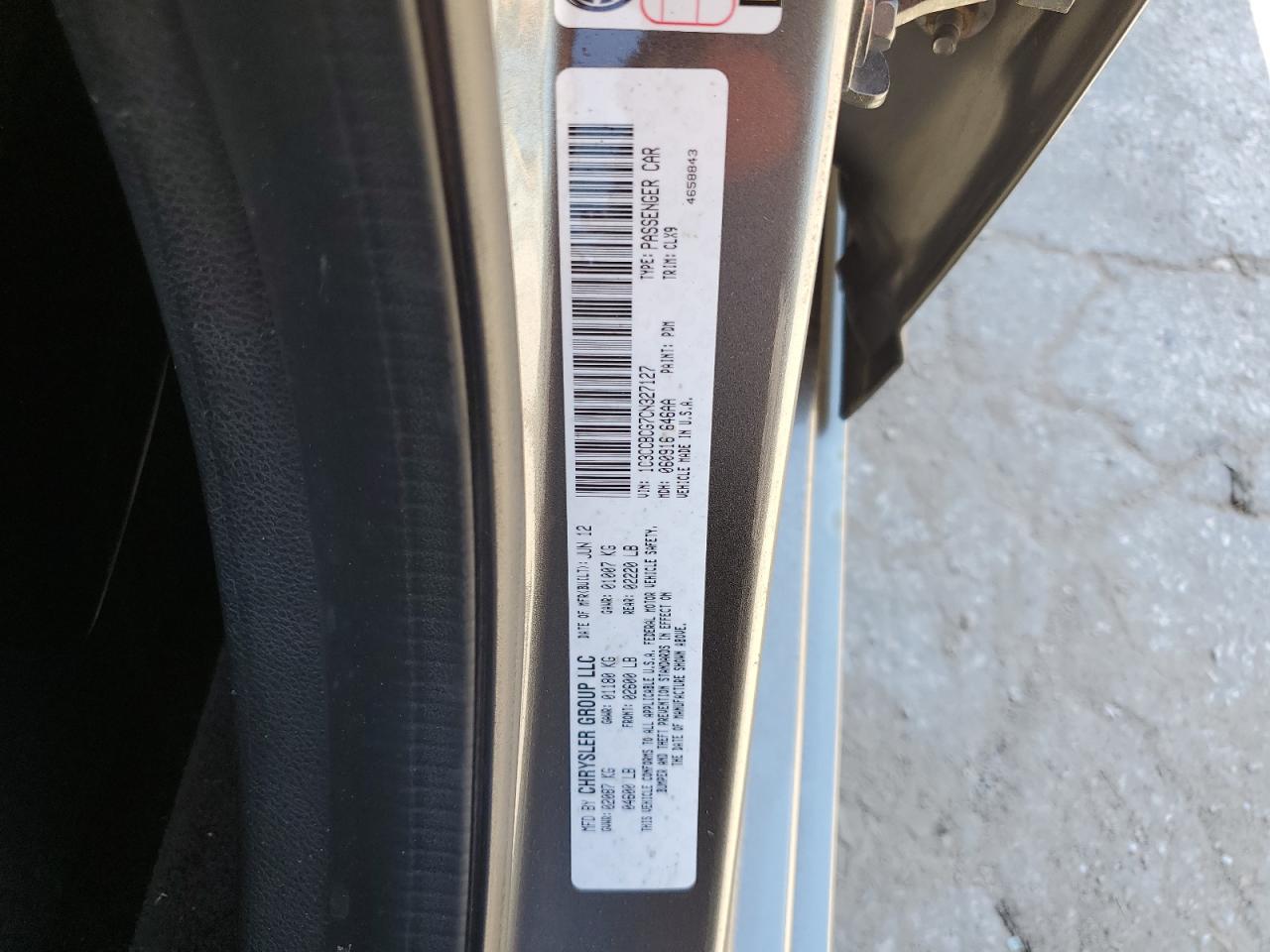 2012 Chrysler 200 VIN: 1C3CCBCG7CN327127 Lot: 80571265