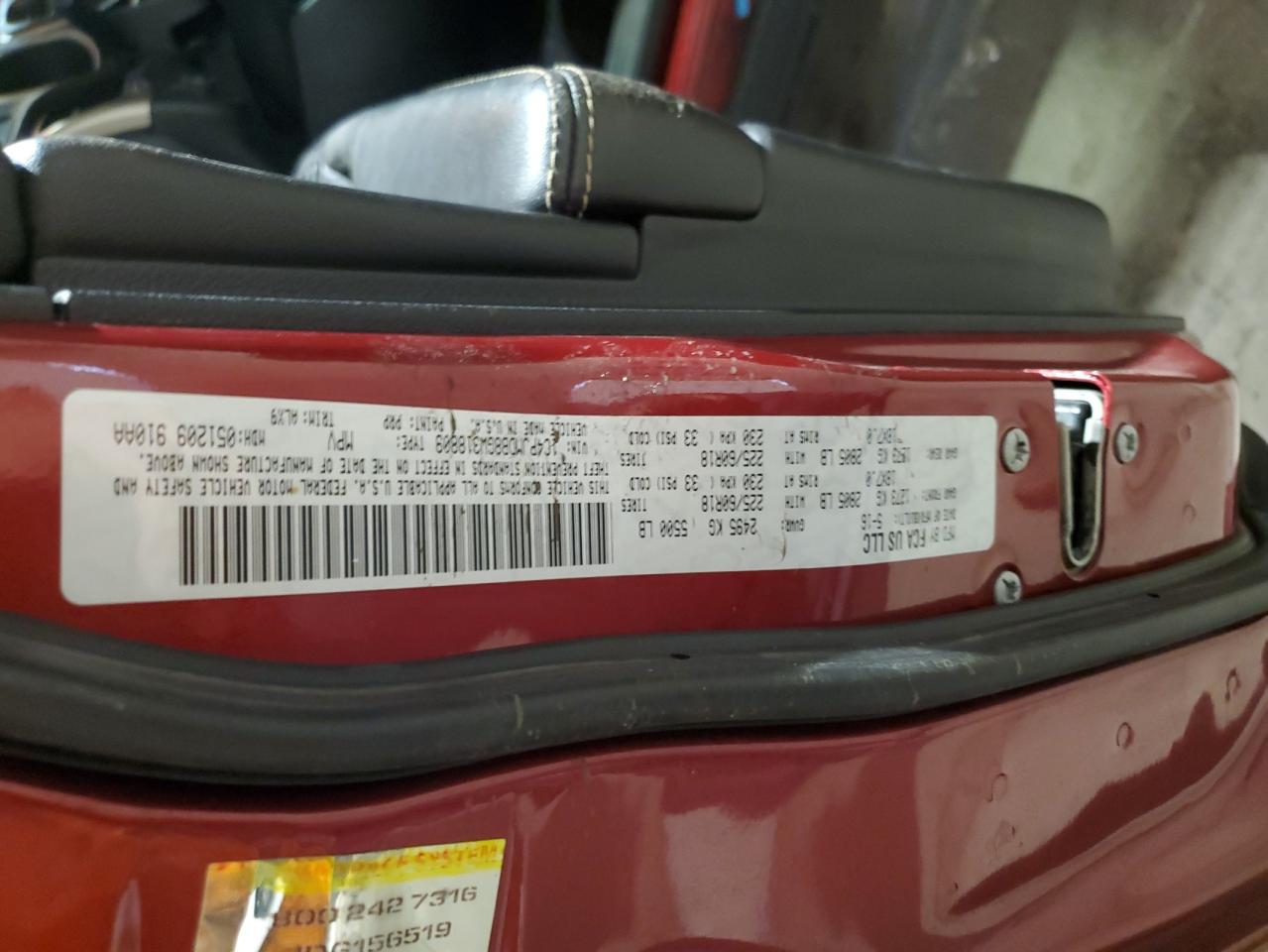 2016 Jeep Cherokee Limited VIN: 1C4PJMDB8GW318809 Lot: 81796505