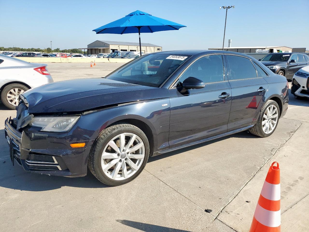 2018 Audi A4 Premium blue null gas WAUKMAF44JA069067 photo #1