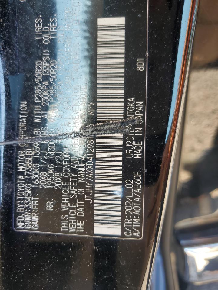 2013 Lexus Lx 570 VIN: JTJHY7AXXD4129813 Lot: 71480855
