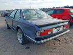 1986 BMW 635 CSI AUTO  for sale at Copart WOLVERHAMPTON