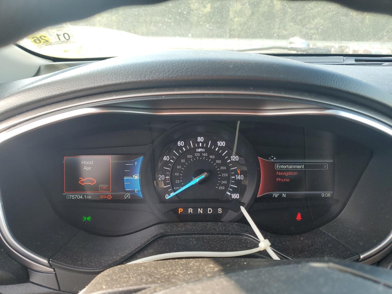 2019 Ford Fusion Se VIN: 3FA6P0HD0KR280587 Lot: 81037355