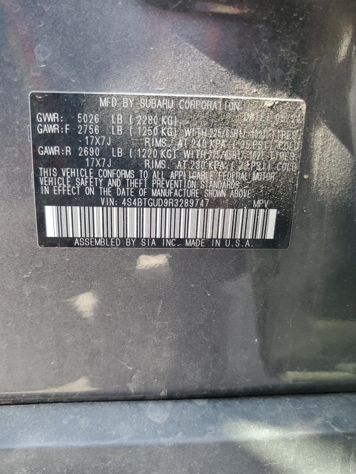 2024 Subaru Outback Wilderness VIN: 4S4BTGUD9R3289747 Lot: 84449825