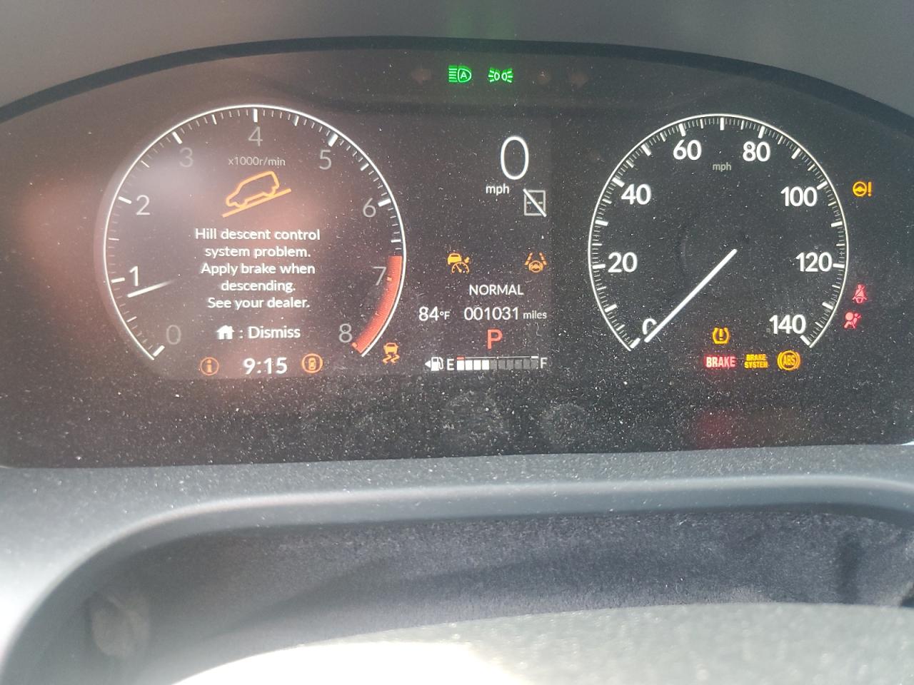 2025 Honda Hr-V Exl VIN: 3CZRZ1H7XSM733333 Lot: 81774545