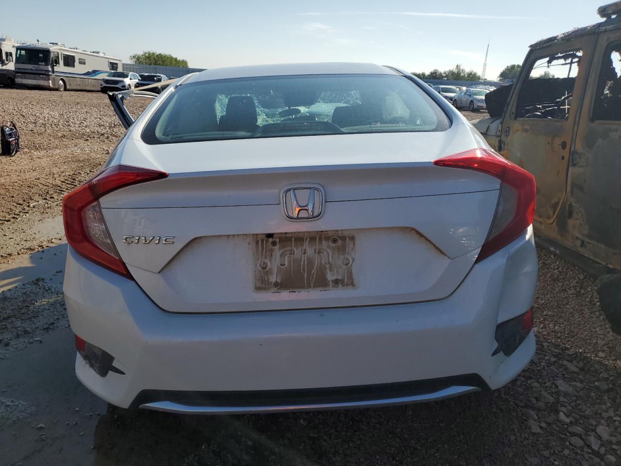 2020 Honda Civic Lx VIN: 2HGFC2F61LH592504 Lot: 80552445