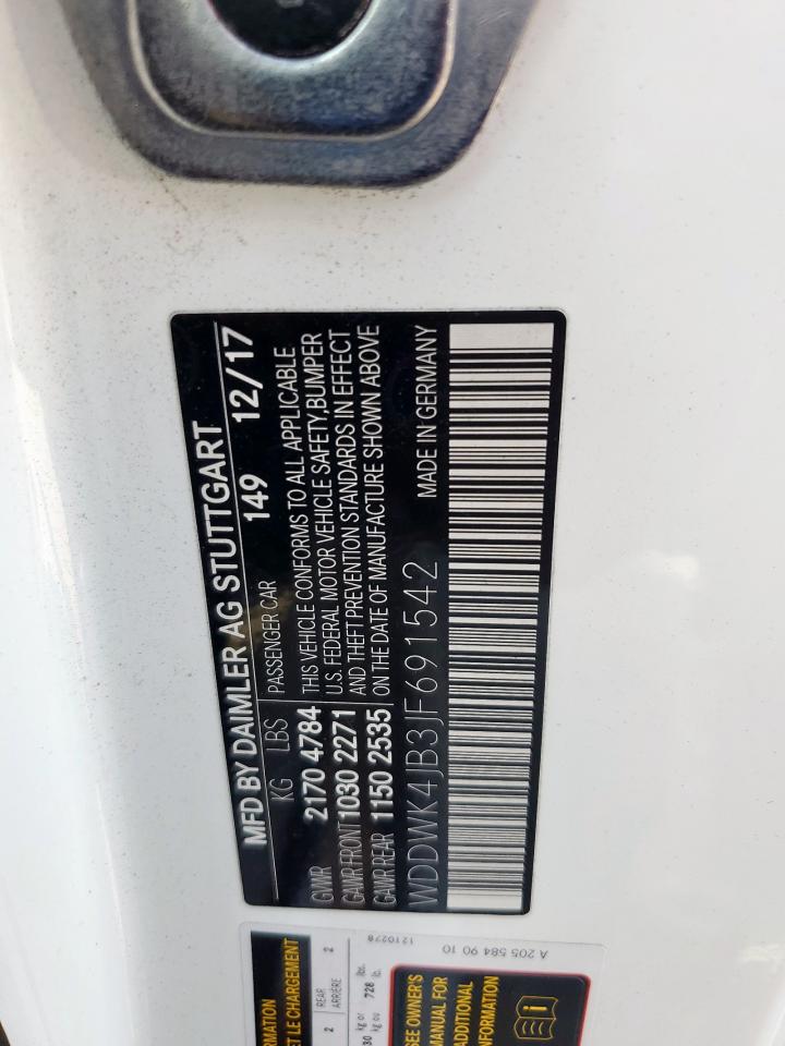 2018 Mercedes-Benz C 300 VIN: WDDWK4JB3JF691542 Lot: 71970845