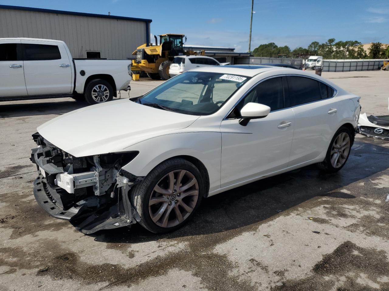 2016 Mazda 6 Touring white null gas JM1GJ1V54G1452804 photo #1