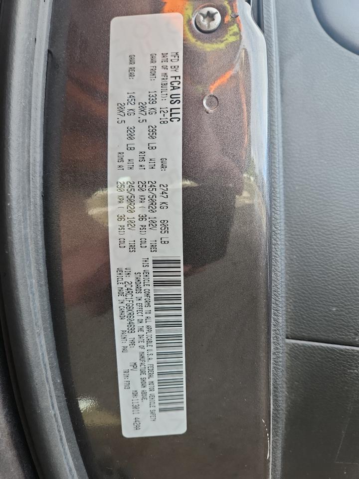 2019 Chrysler Pacifica Touring Plus VIN: 2C4RC1FG6KR604699 Lot: 81561625