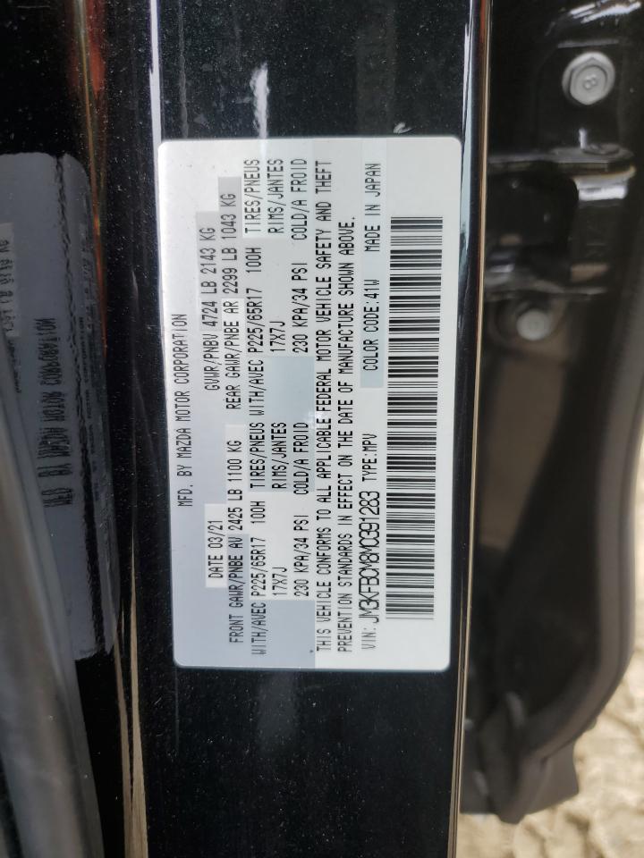 2021 Mazda Cx-5 Touring VIN: JM3KFBCM8M0391283 Lot: 81015885
