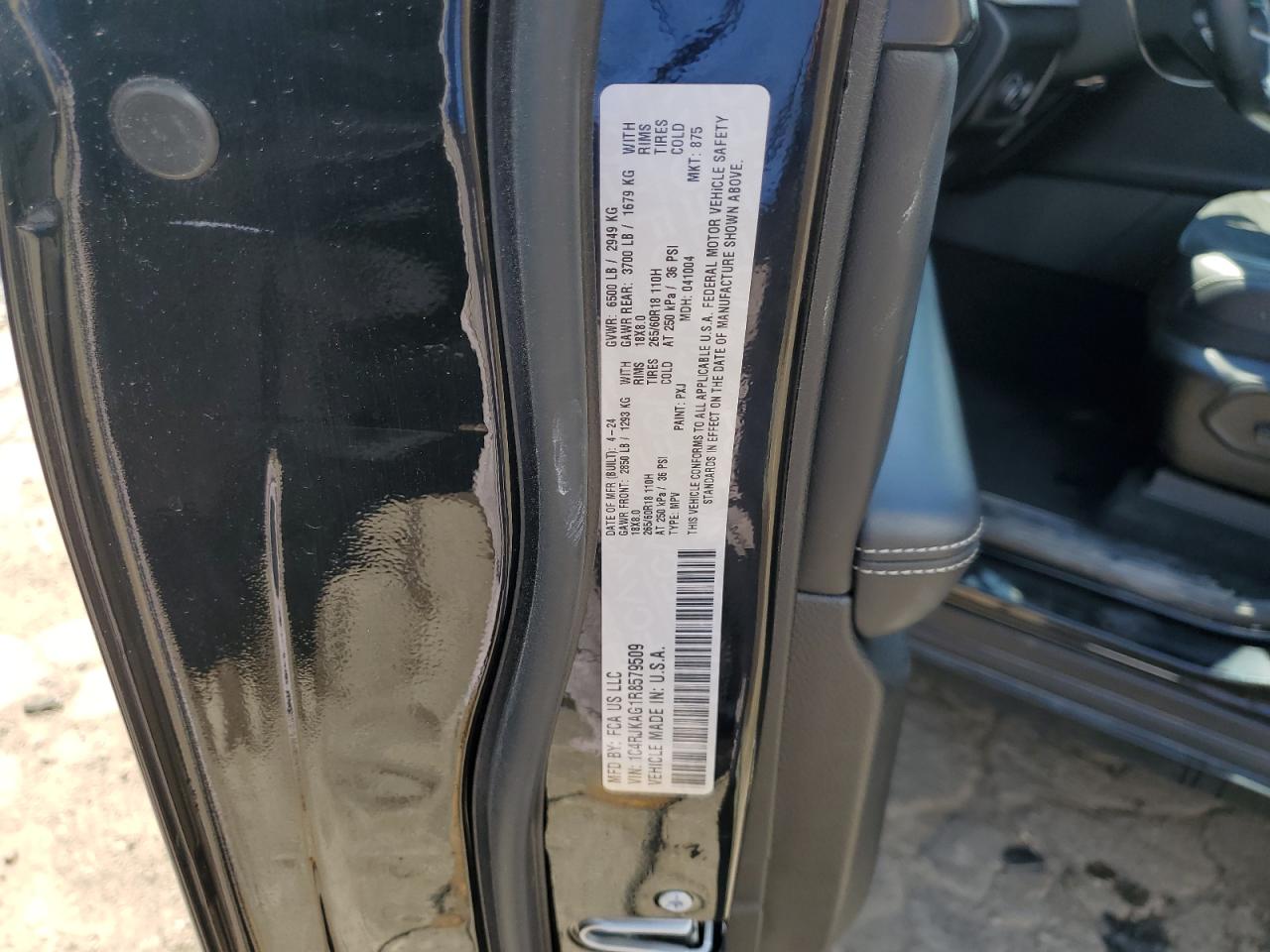 2024 Jeep Grand Cherokee L Laredo VIN: 1C4RJKAG1R8579509 Lot: 71025135