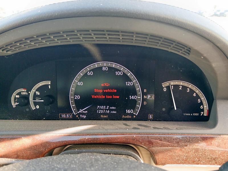 2008 MERCEDES-BENZ S CLASS S500 4DR AUTO