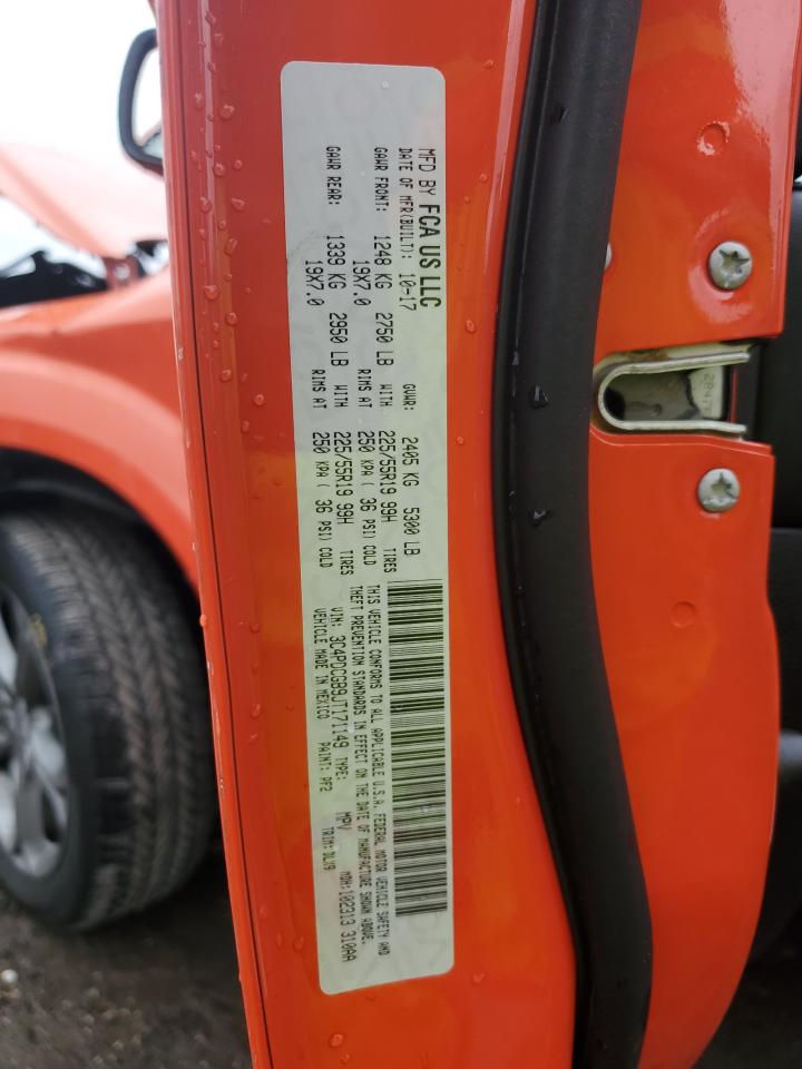 2018 Dodge Journey Crossroad VIN: 3C4PDCGB9JT171149 Lot: 81006445