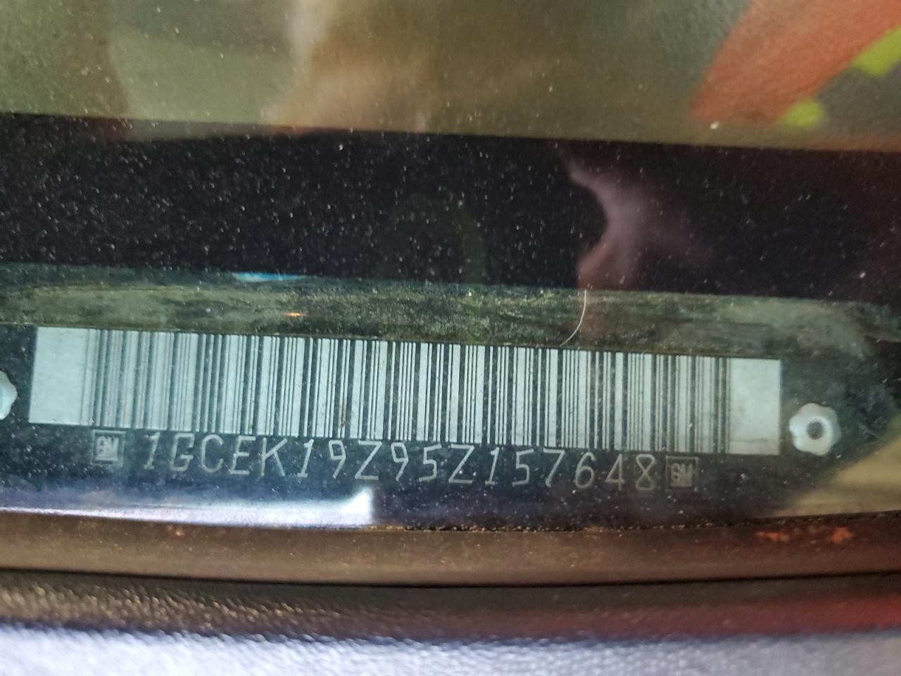 2005 Chevrolet Silverado K1500 VIN: 1GCEK19Z95Z157648 Lot: 81417815