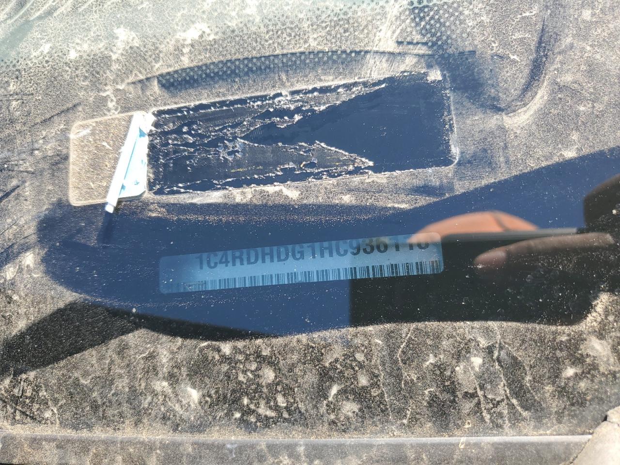 2017 Dodge Durango Gt VIN: 1C4RDHDG1HC936110 Lot: 81113785