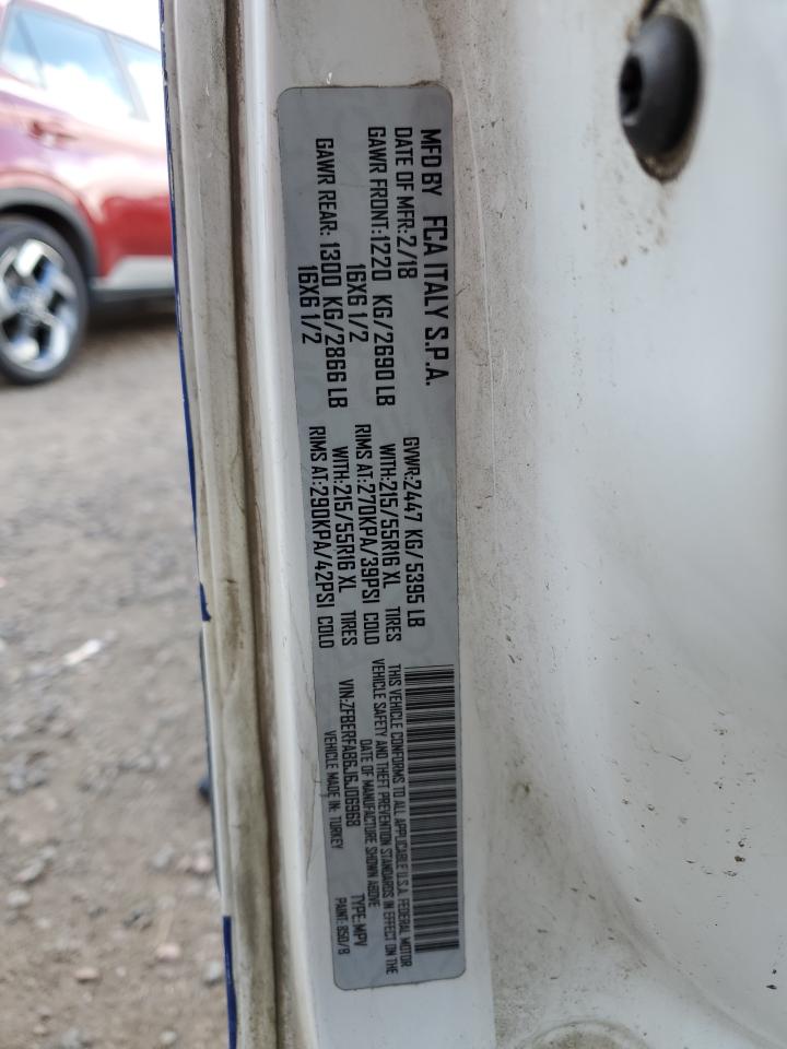 2018 Ram Promaster City VIN: ZFBERFAB6J6J06968 Lot: 80958015