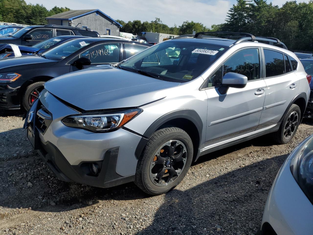 2022 Subaru Crosstrek Premium silver null gasoline JF2GTAEC1NH231594 photo #1