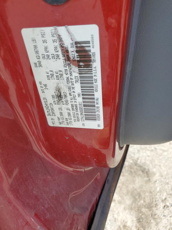 2014 Dodge Ram 1500 St VIN: 1D7HU18N26S651811 Lot: 81130915