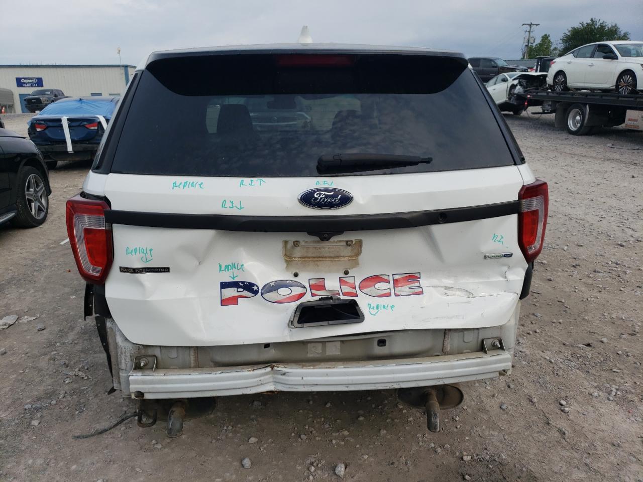 2016 Ford Explorer Police Interceptor VIN: 1FM5K8AR6GGA86584 Lot: 83934045